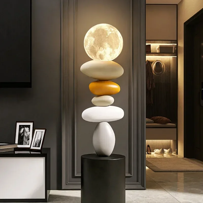 

Modern Decorative Floor Lamp Light Luxury Living Room Sofa Table Lamp Artistic Vertical Light High Level Decorative Floor Lamp