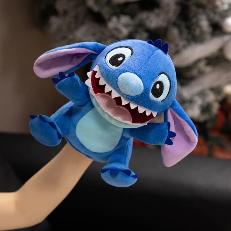 25cm lilo e ponto disney brinquedo de pelúcia fantoche de mão dos desenhos animados anime recheado kawaii macio stich boneca plushie crianças aniversário presentes de natal