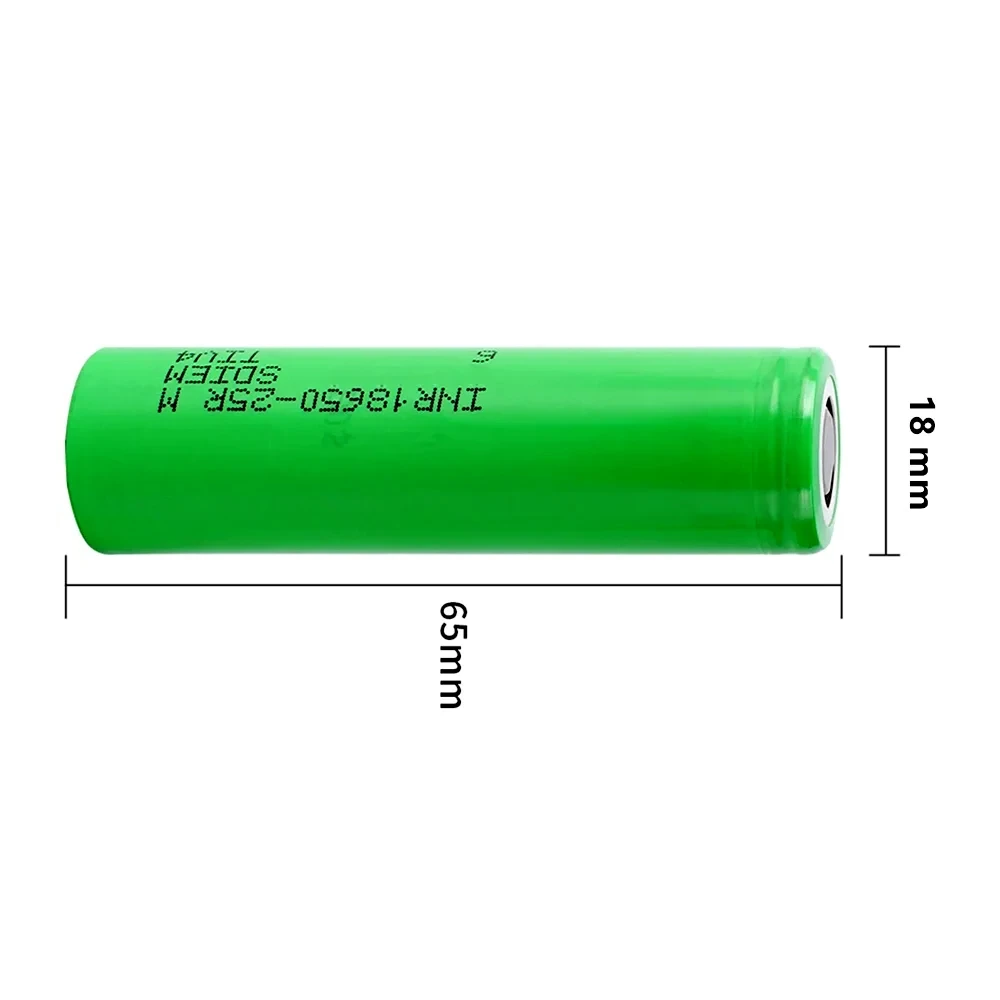 

INR18650 25R 2500Mah 100% Original 3,7 V 18650 battery Lithium-Oplaadbare Batterijen Hoge Stroom Ontlading 20A Power Cell