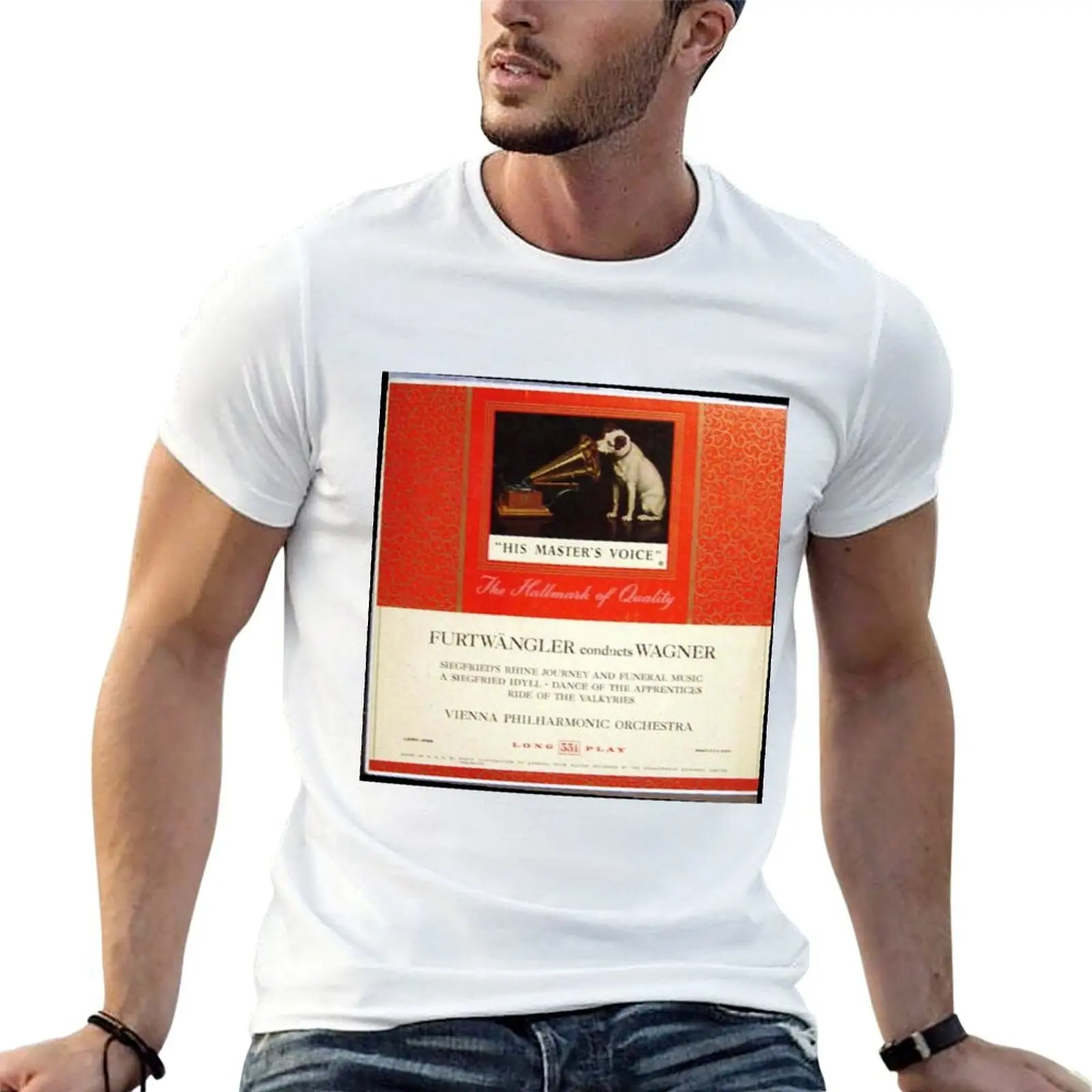 Furtwangler Conducts Wagner, HMV Dog T-Shirt t shirts for man pack white printed t shirts for man T-Shirt