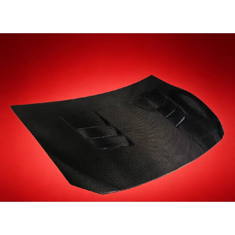 

VR Style Carbon Fiber Front Engine Hood Sports Hatchback 2016-2021 Gloss Easy Installation Exterior Parts