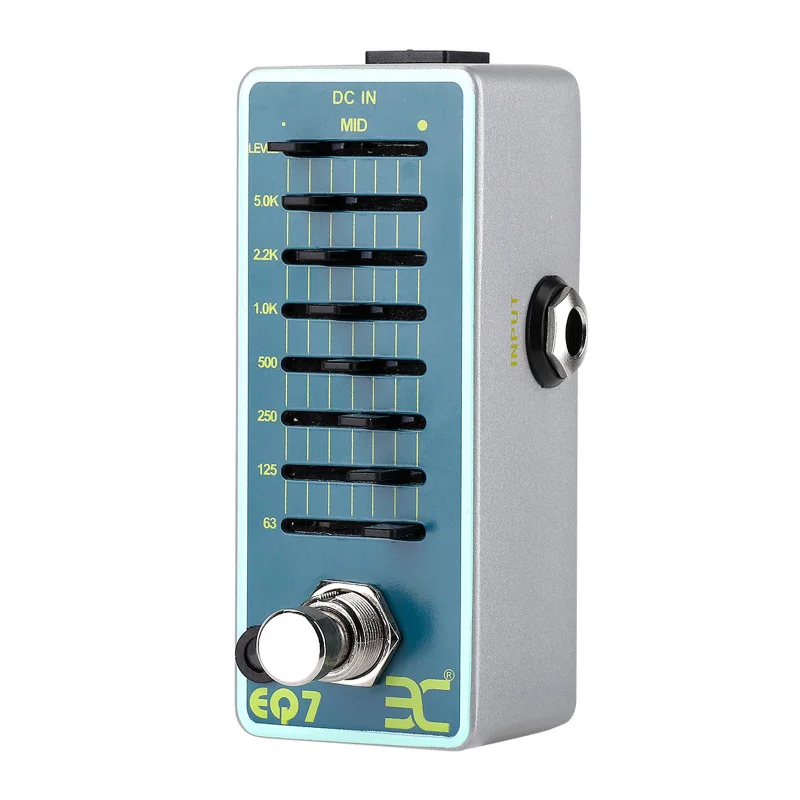 Picture 3: ENO EX EQ7 Guitar Equalizer Effect Pedal 7-Band EQ Full Metal Shell True Bypass