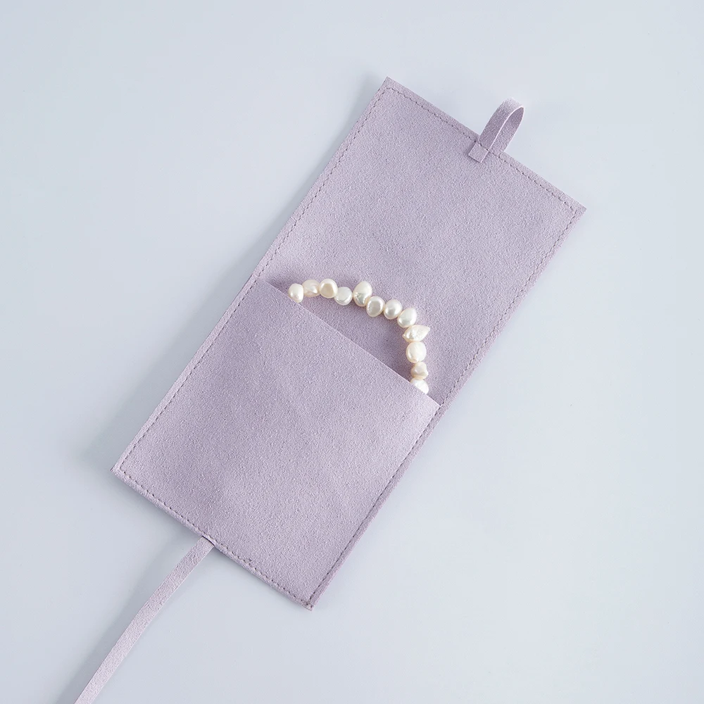 10Pcs Luxurious Microfiber Pouches Portable Jewelry Gift  for Rings & Earrings  Versatile Organizer for Wedding & Party Favors