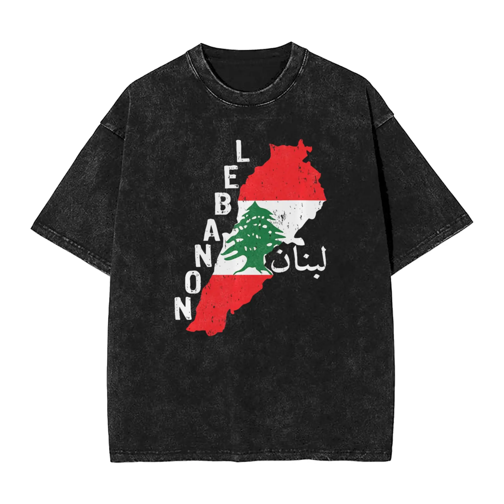 Lebanon Flag Map Beirut  Cedar Tree Lebanese Heritage Design T-Shirt Men  Funny 100% Cotton Tee Shirt Crew Neck T Shirts