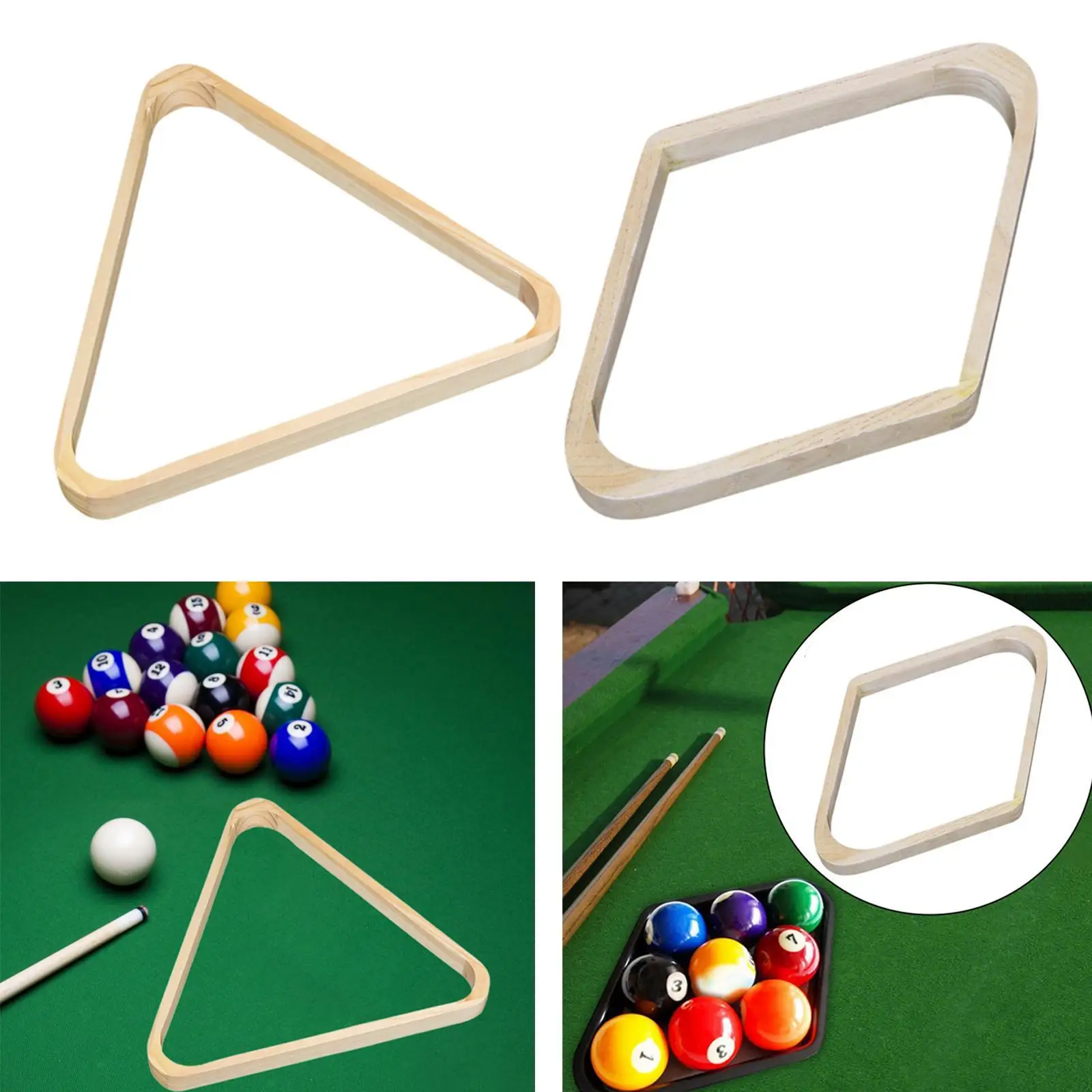 Boule de billard T1, triangle, pour billard