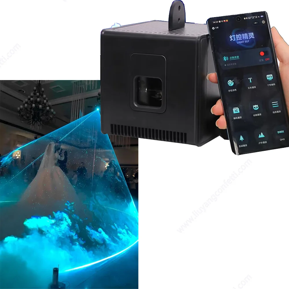 Bluetooth APP Control RGB Laser Stage Lighting Wedding Party Decoration ILDA RJ45 Interface Birthday Dj Disco Light First Dance