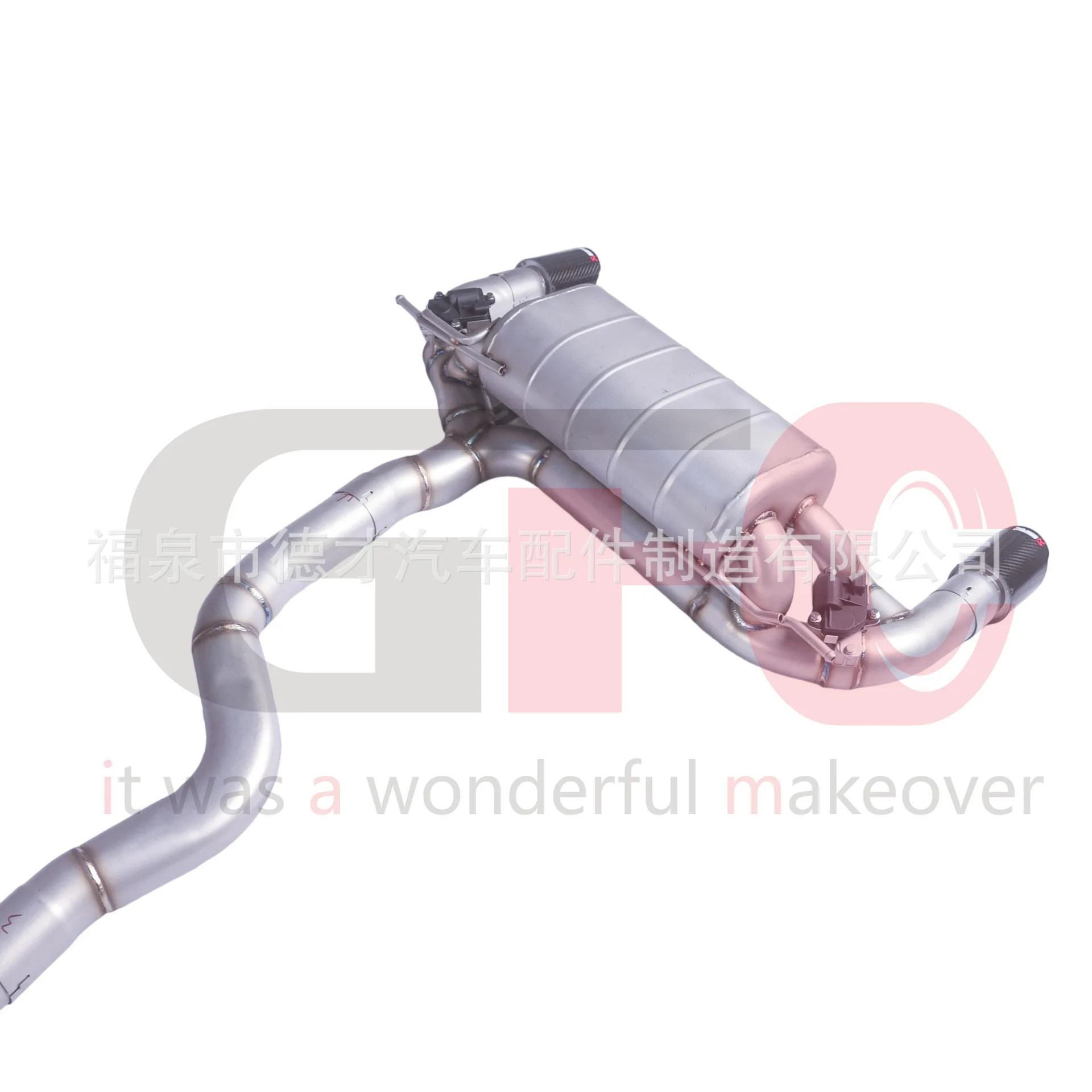 

Suitable for 17 BMW 340i F30 B583.0T 76 pipe to GFC exhaust pipe system exhaust modified sound wave