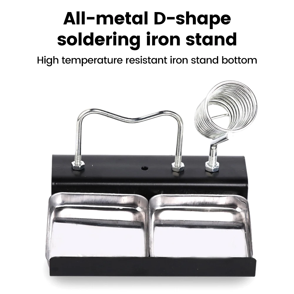 Soldering Iron Stand Holder Soldering Stand Welding Accessories Tools Stainless Steel Protable Holder Repair Tin Welding Tool