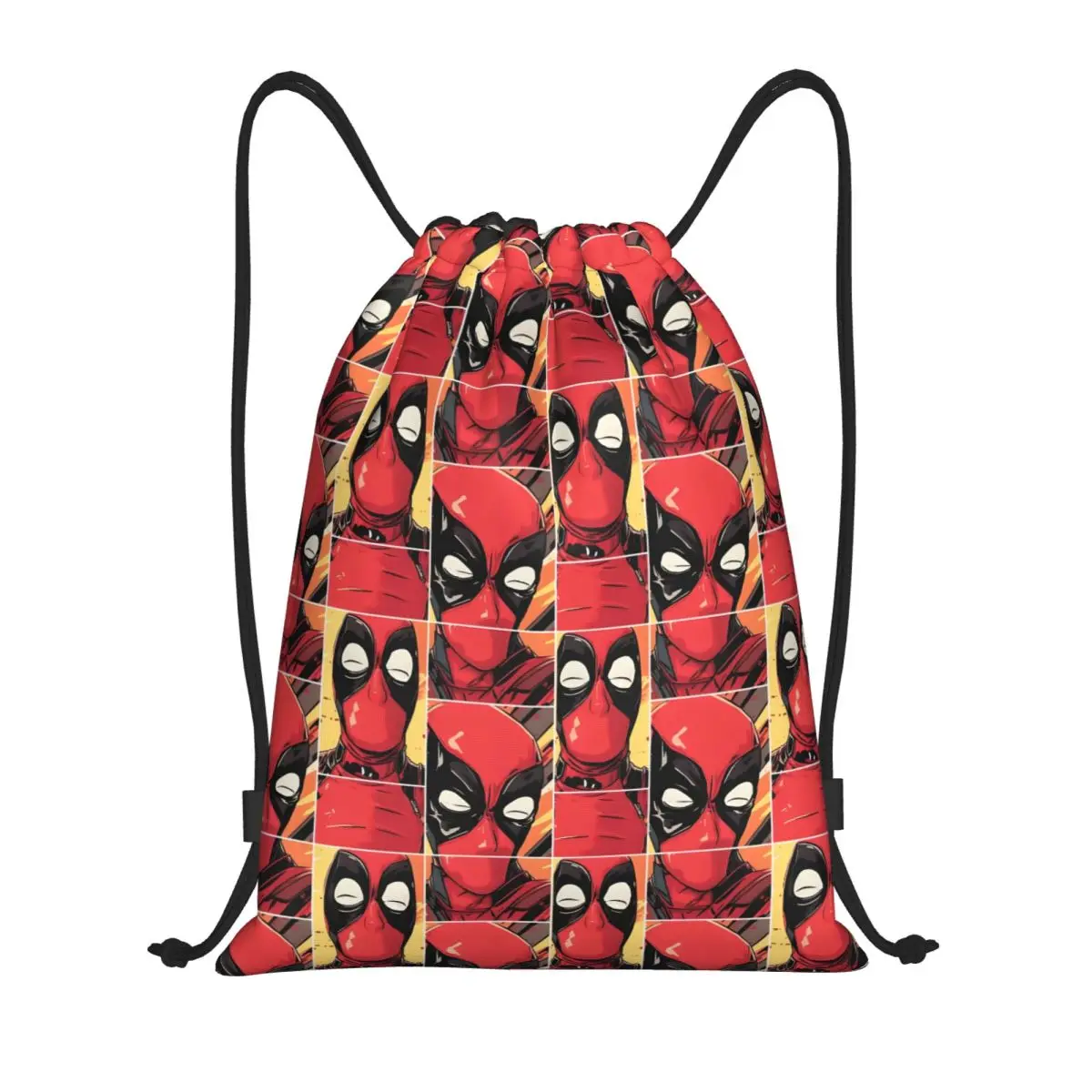 

Custom Deadpool Drawstring Bag Men Women Foldable Sports Gym Sackpack Superhuman Training Storage Backpacks