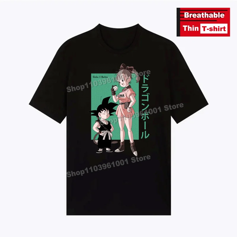 

Japanese Hot Animation Printing T Shirt y2k Harajuku Fashion Casual Men Women Short Sleeve Tees Black Breathable Thin T-shirts