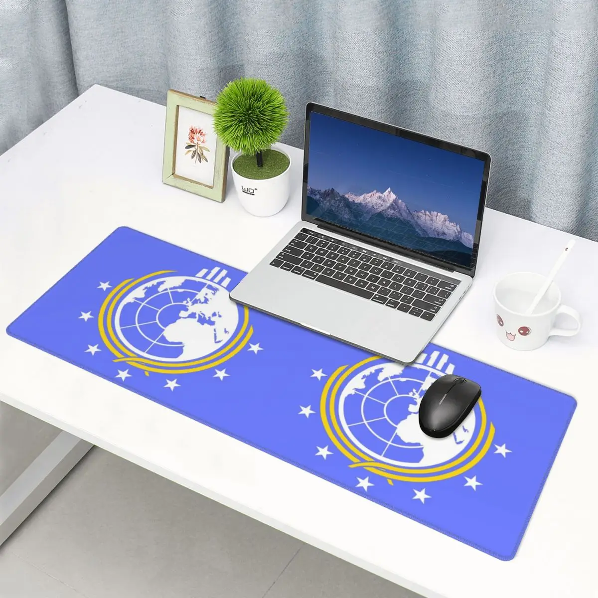 Large Mouse Pad Into Hell Liberty Diving Earth For Super Gamer PC Laptop Mats Keyboard Carpet Computer Gaming Desk Mat