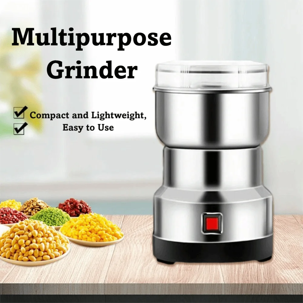 

Stainless Steel Multifunction Smash Machine Powder Machine Speed Spice Grinding Tool Cereal Grain Small Mills Ultra-Fine Grinder