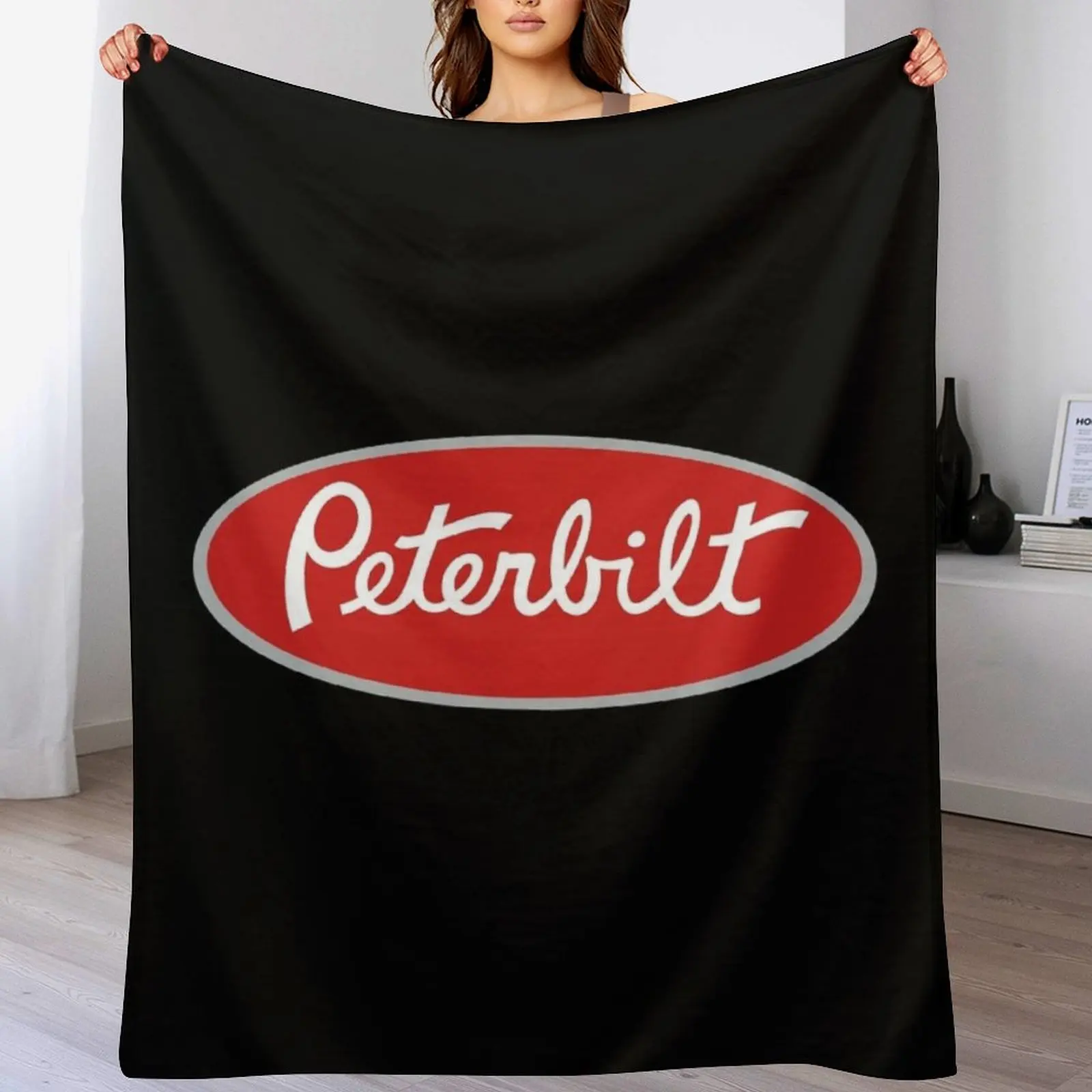 

Peterbilt Throw Blanket Cozy Home Blanket Gift for Christmas Holiday