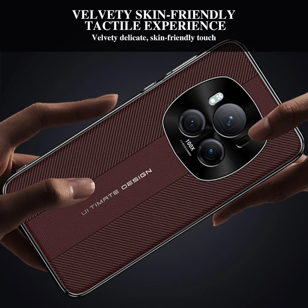 Oryginalne skórzane etui na honorowe magiczne 6 RSR odporne na wstrząsy tylne pokrycie zderzaka do Magic6RSR Hard PC etui na telefon komórkowy — zdjęcie produktu 5