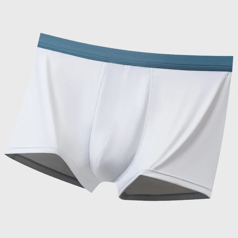 3PCS Ice Silk Underpants Men Soft Male Panties Plus Size Men's Underwear Boxers Breathable Comfortable Shorts Men Underwear