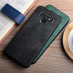 Case for Samsung Galaxy Note 9 smooth feel fingerprint proof pu leather cover