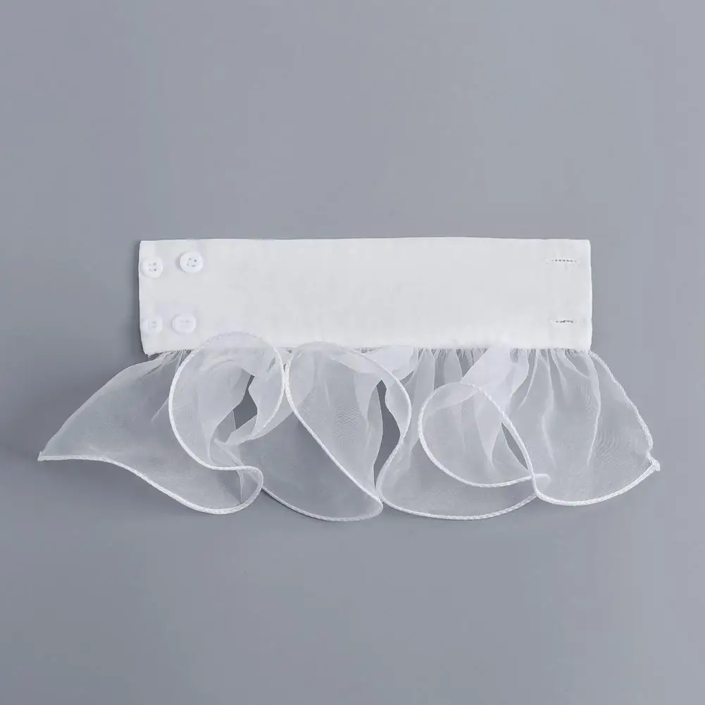 Fashionable Arm Sleeve Extensions Detachable Tulle Cuffs Elastic Layered Sleeve Extenders Decorative Wrist for Sweaters