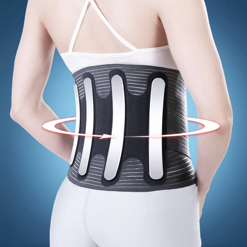 

Unisex Lendensteun Riem Brace Lumbale Hernia Taille Low Back Relief Pijn Sport Fitness Bescherming Verstelbare Elastische