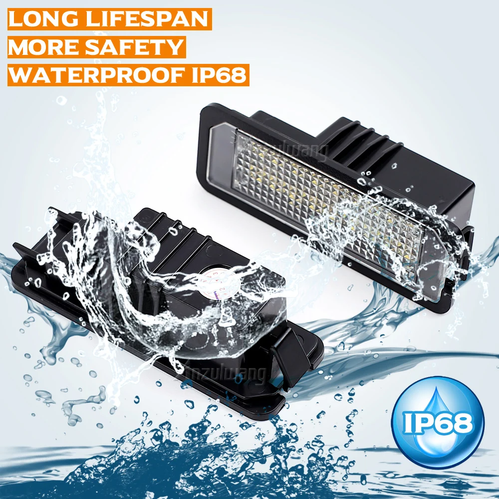 

Number Lamp For VW Golf/ GTI (MK4 MK5 MK6) 99-13 For VW New Beetle 06-10 LED License Plate Light OEM:3D0943021A