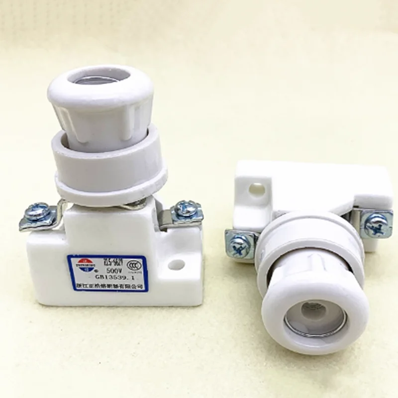 Spiral Ceramic Fuse Base RL5 RL5H RL30 RL5-660V RL5-1140V 1140V 660V RL5-40 Fuse Holder without Fuse Core for Electrical Equipme