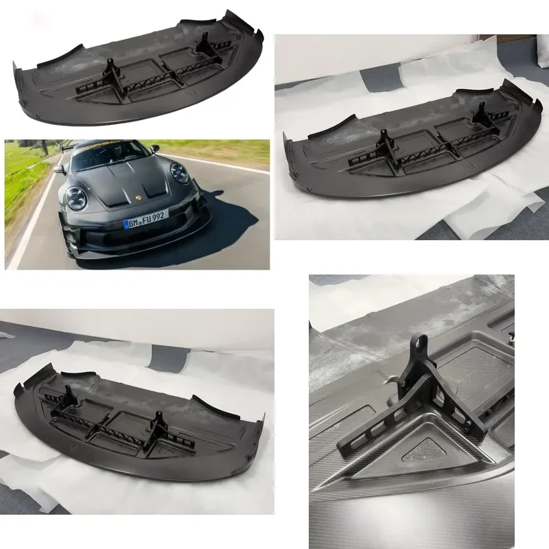 High Quality Dry Carbon Fiber VA Style Front Lip Spoiler for Porsche 992.1 GT3