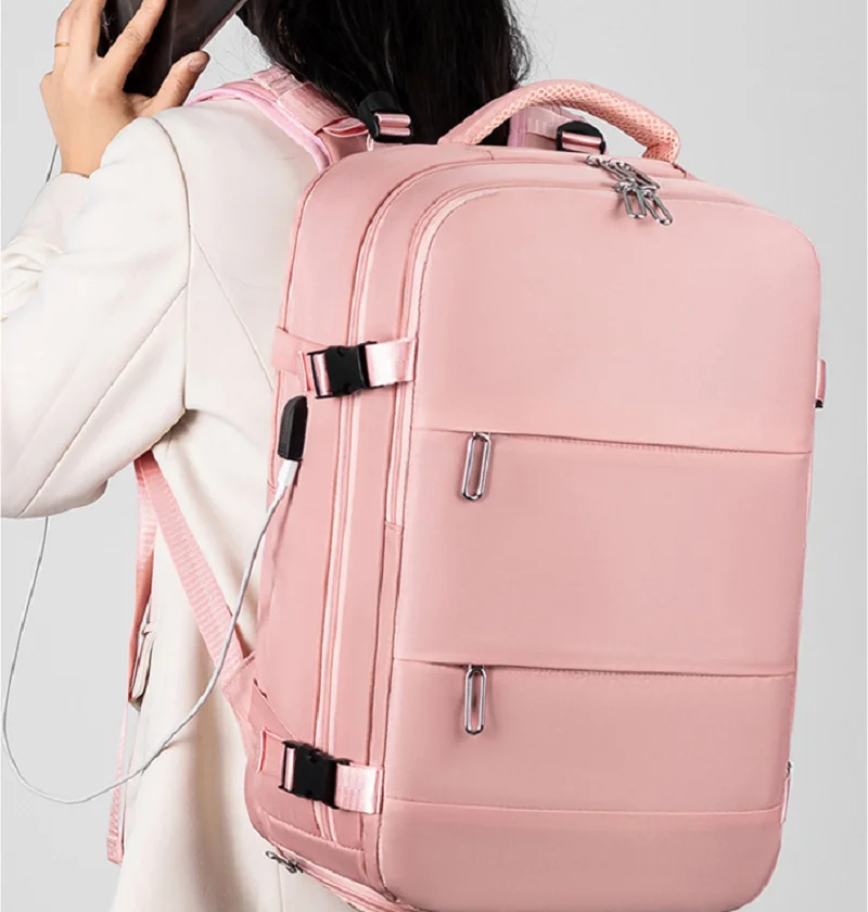 

Лидер продаж, новые мужские и женские водонепроницаемые оксфордские дорожные рюкзаки, большая вместительная школьная сумка для ноутбука, сумки на плечо с двойной молнией, сумки-тоут