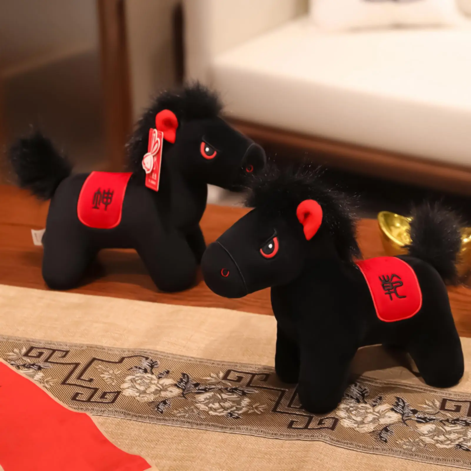Kids Horse Toys Success Wealth 2026 Soft Cute Doll Year Of The Horse Plush 2026 For Bedroom Living Room Car Office Travel Spring