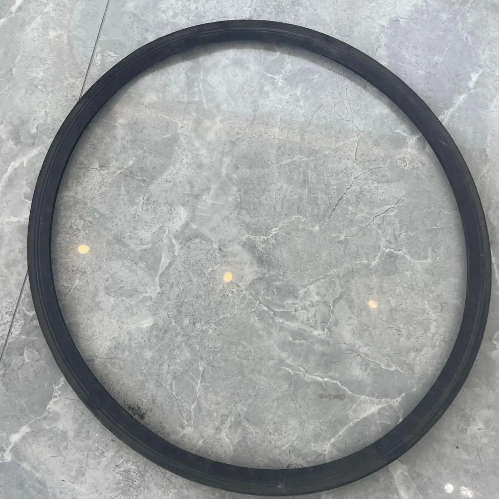 Salon Base Rings Rubber Floor Protective Gasket for Hydraulic Styling Chair 540mm Anti Slip Base Plate Cover for Hair Salon