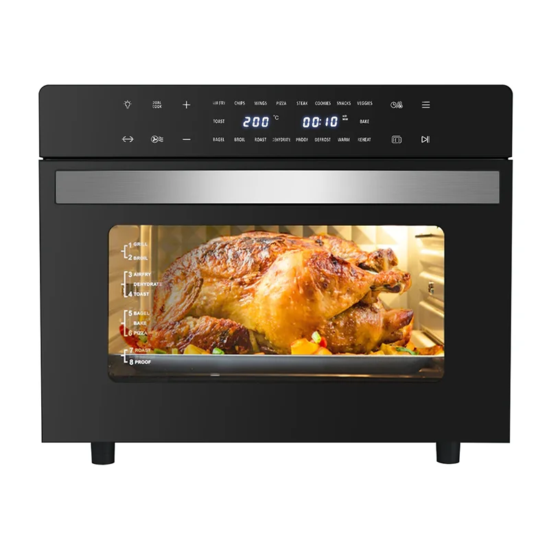 Multifunctional Air Fryer Oven Stainless Steel Countertop Convection Oven Programmable Oil-Free Cooker for Home