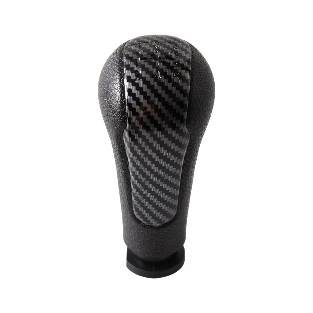 

5 speed is Suitable for Chevrolet Spark Shift Handball Gear Head Carbon Fiber Pattern Gear Handle Automotive Parts