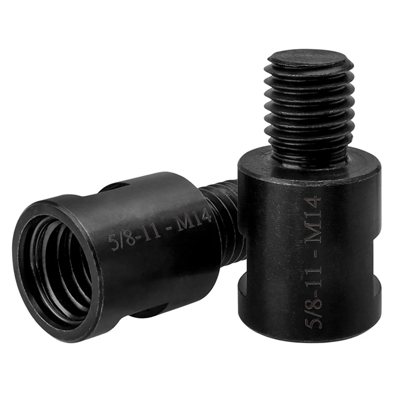 2 قطعة 5/8 بوصة-11 إلى M14 محول زاوية طاحونة الموضوع محول محول رمح موصل ل الماس الأساسية لقمة ثقب