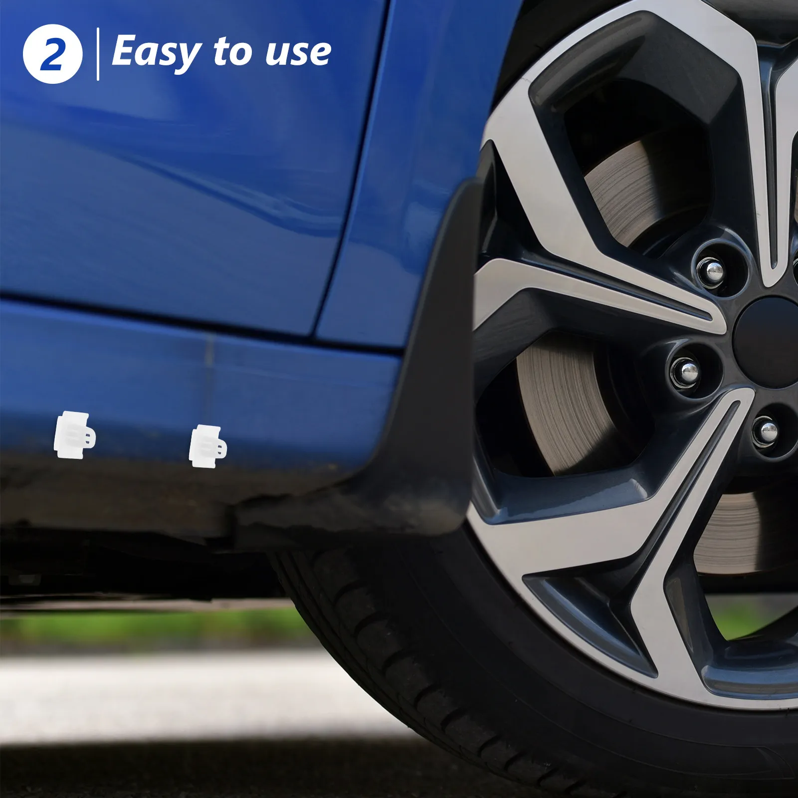 20Pcs Wheel Arch Trim Clips Pom Plastic Bumper Retainer Fasteners for Car Side Beam Mudguard Protection No Tools Needed Auto