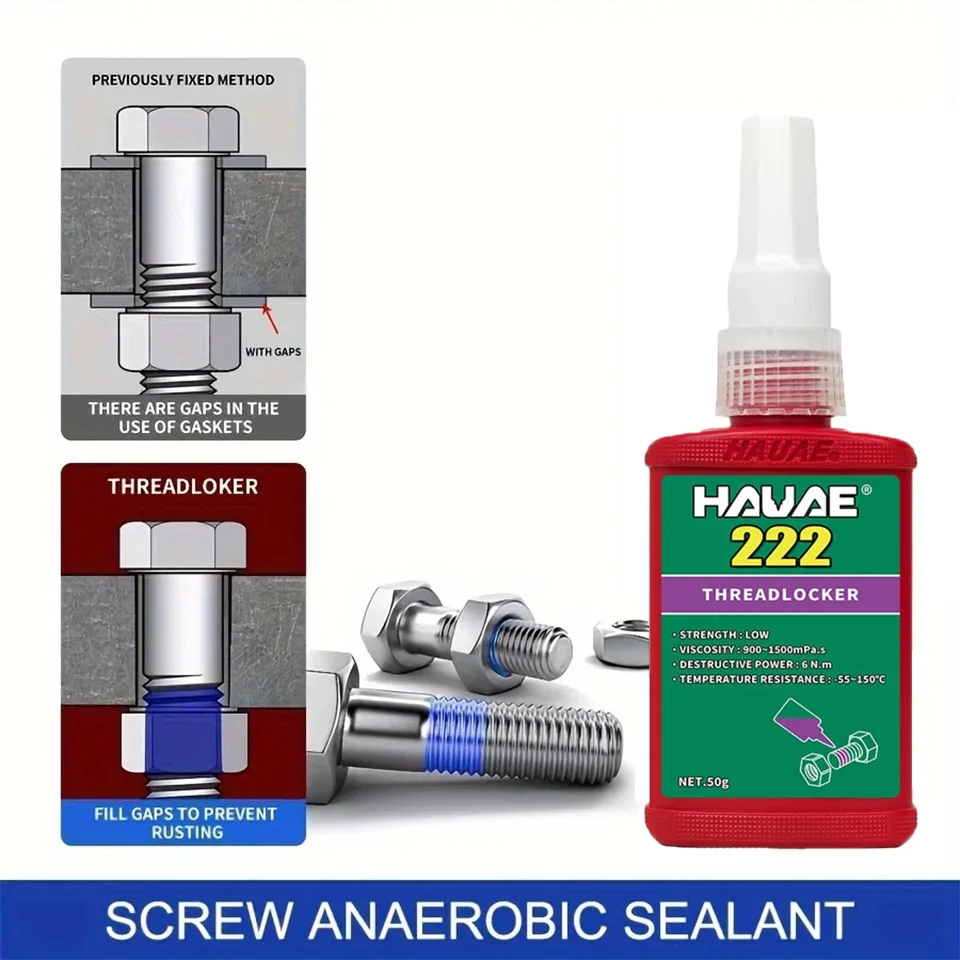 Threadlocker 243 242 263 270 277 290 Screw Glue Thread Locking Agent Anaerobic Glue Anti-loose Screw Adhesive For Household Use