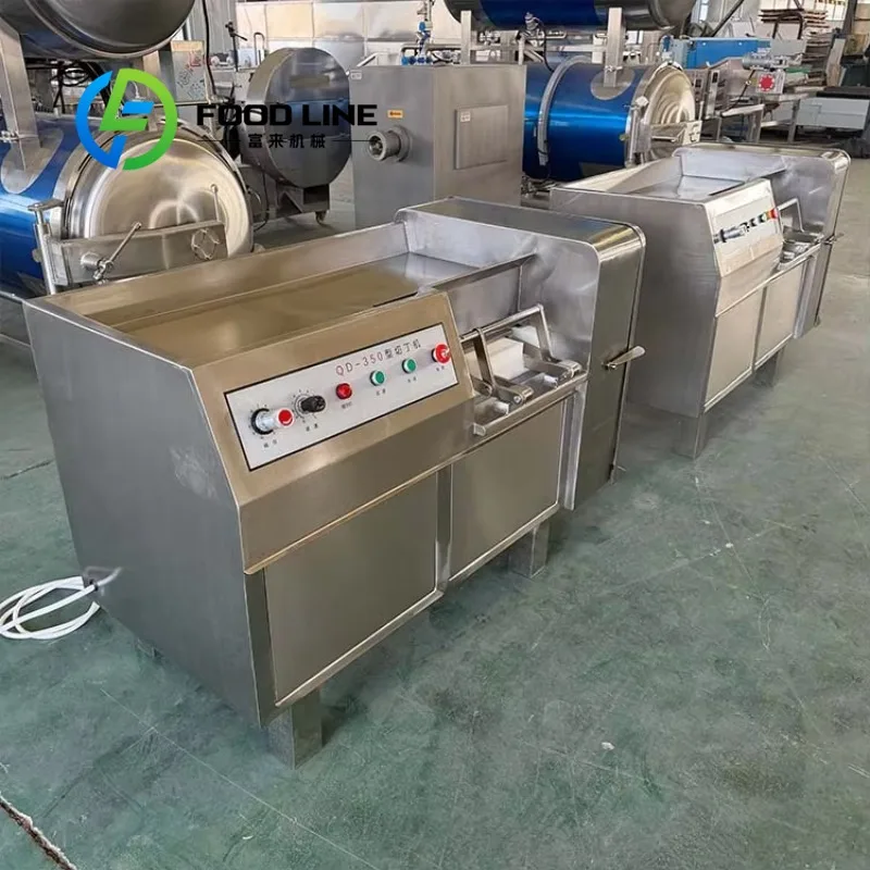 Frozen Meat Dicer And Frozen Meat Block Cutter Precision Meat Processing Machine 304 Stainless Steel Sausage Factory Stock