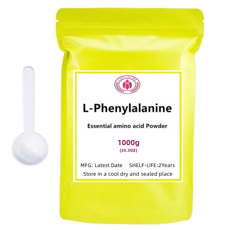 50-1000g L-Phenylalanine Powder Essential amino acid / Amino Acid Nutritional Supplement / Whitening Skin / Facial Moisturizer