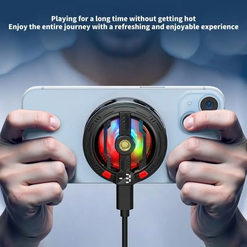 

Модернизация кулеров для телефонов с цифровым дисплеем AI и магнитным креплением для игр и потокового видео. Предотвращает H8WD