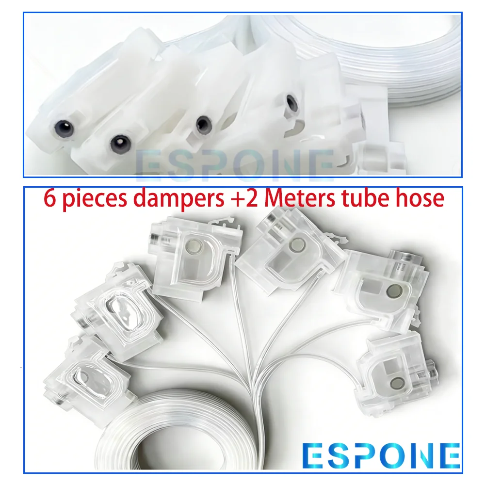 

ESPONE Ink Damper for Epson L800 L1300 L1455 L801 L1800 L810 L850 L101 L201 Eco Solvent Printer Ink Damper with Tube Hose