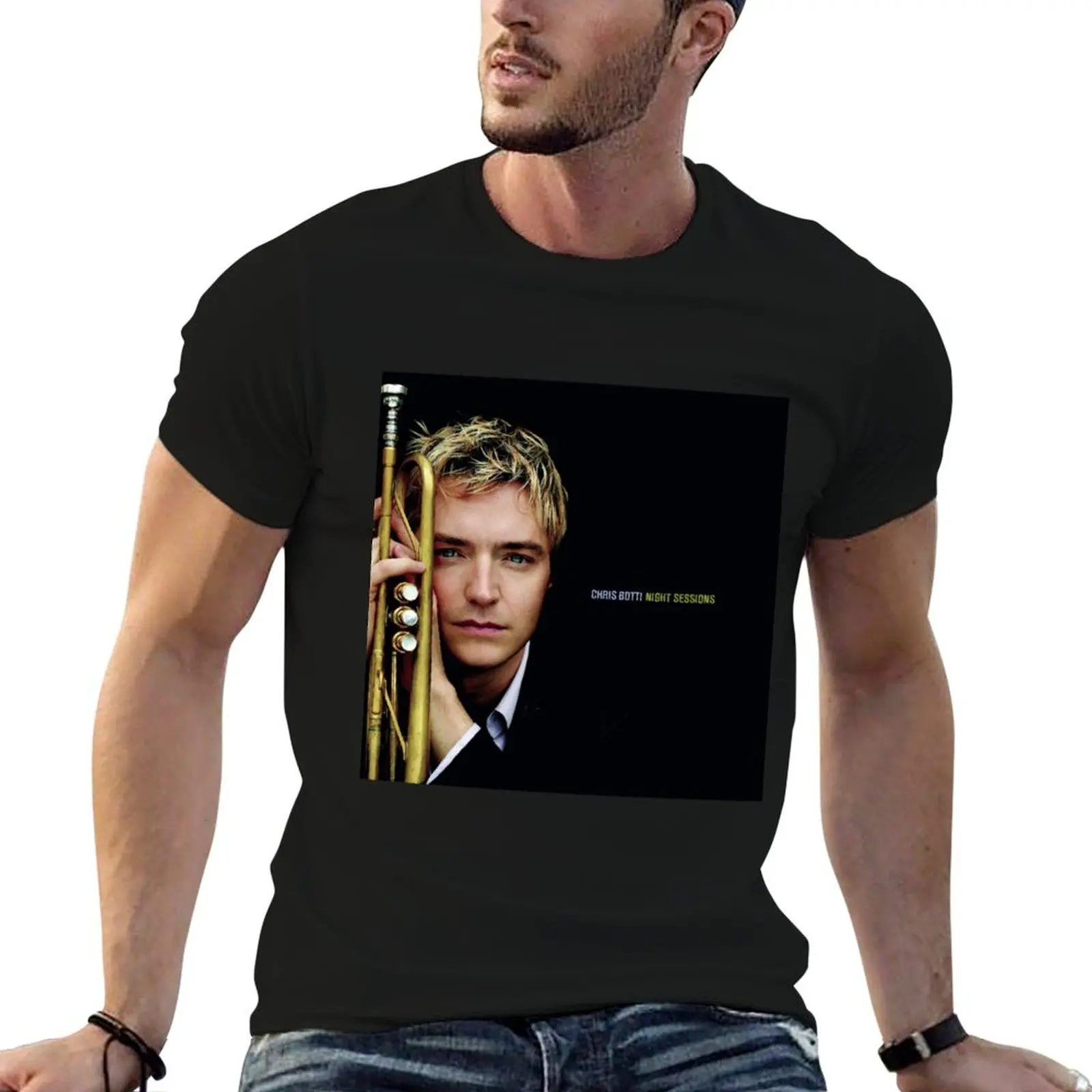 Chris Botti Night Sessions T-Shirt Stain Resistant Casual Tee