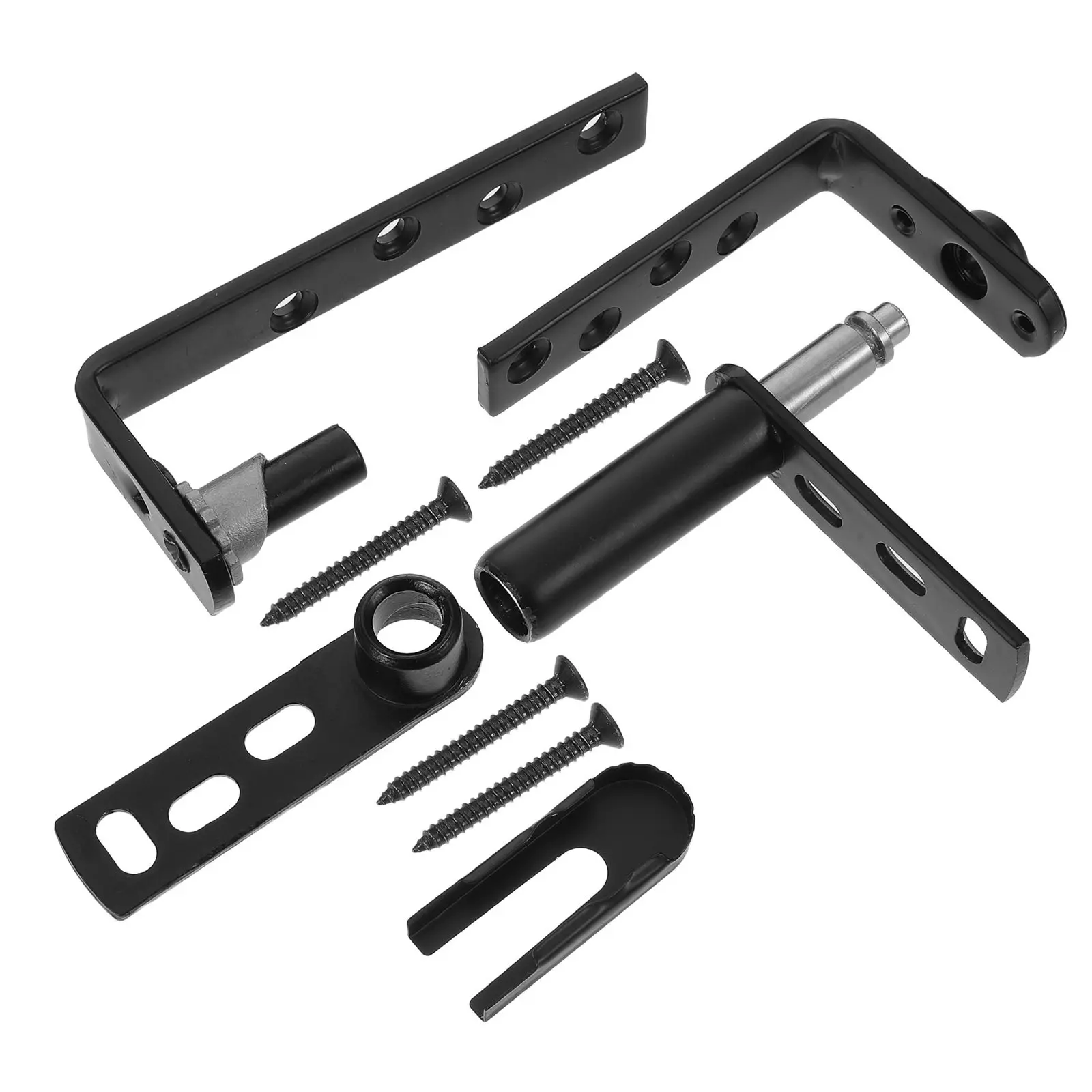 

1 set 1 Set Self-Closing Door Hinges Heavy Duty Stainless Steel Auto Close Pivot Hinges For Swinging Doors Bar Cabinet Hardware