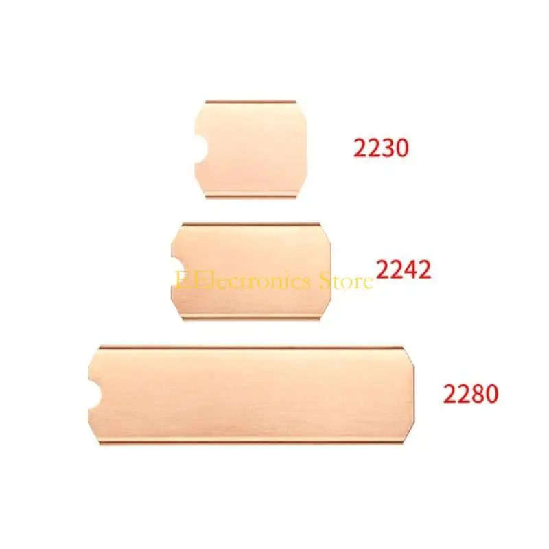 B03C M2 2230 SSD Heatsink M2 NVMe TN30 TN42 TN80 Hard Disk  Heat Sink for SteamDeck Game 2242 2280 SSD Copper Radiator Pad
