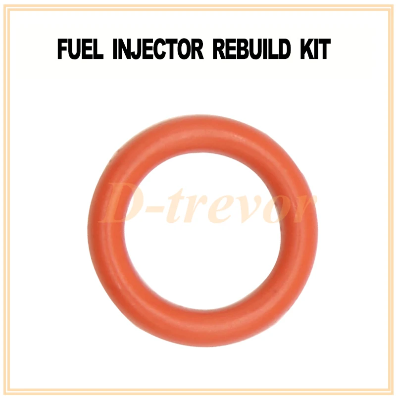 Para toyota lexus mazda mitsubishi 90% modelos 100 peças de borracha injector combustível orings diâmetro tamanho 11.6mm od 7.8mm vermelho