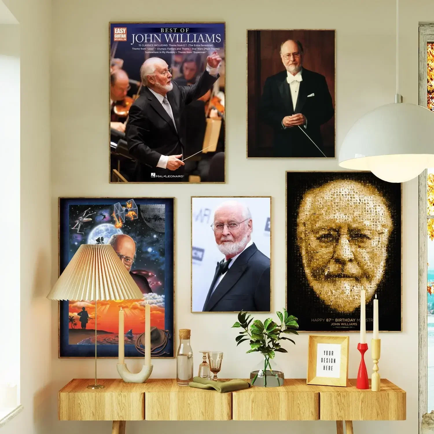 John Williams Poster Prints Wall Art Canvas Painting Poster For Modern Family Living Room Home Decor