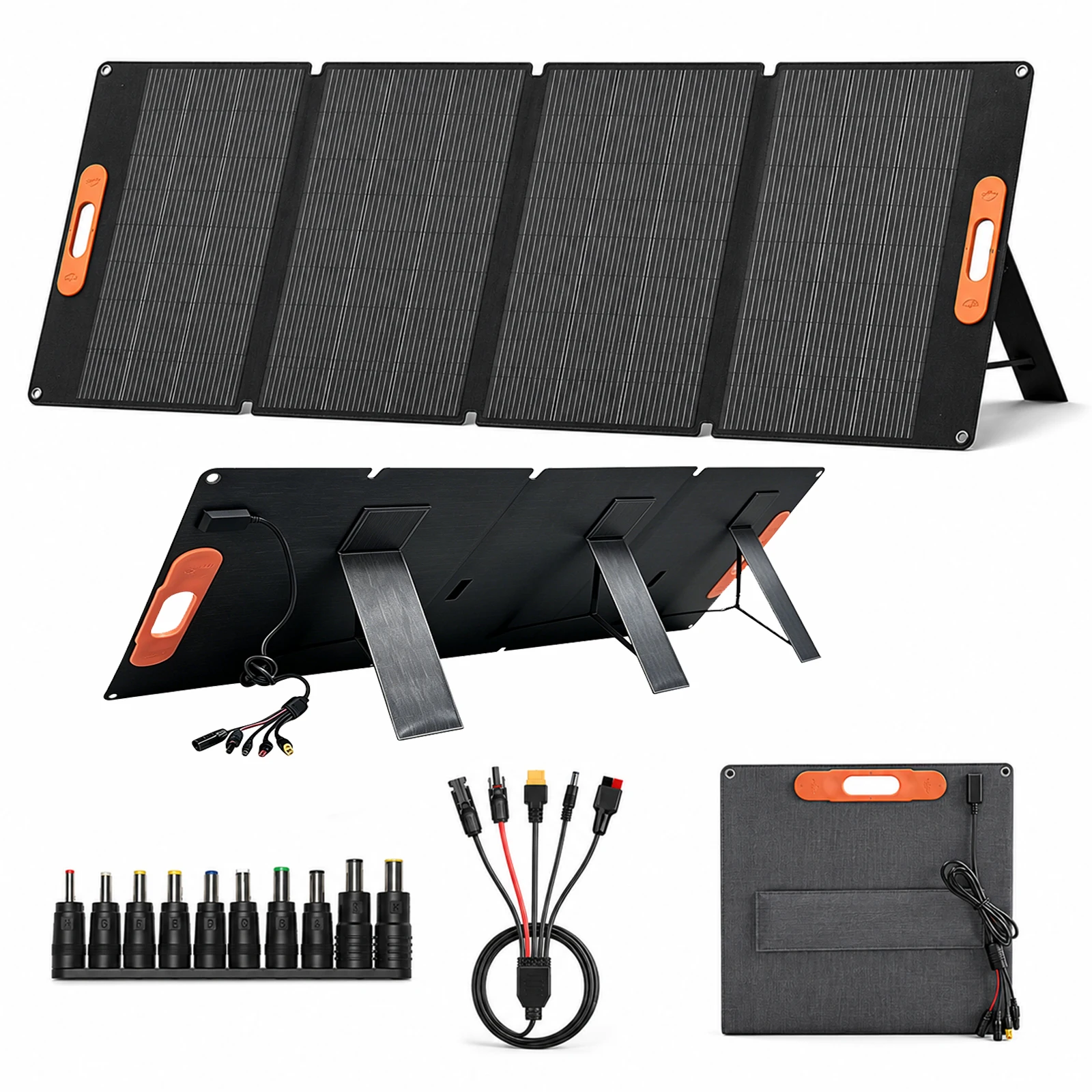 200W Faltbares Solarpanel, tragbar für Outdoor-Camping, Stromgenerator, Ladegerät