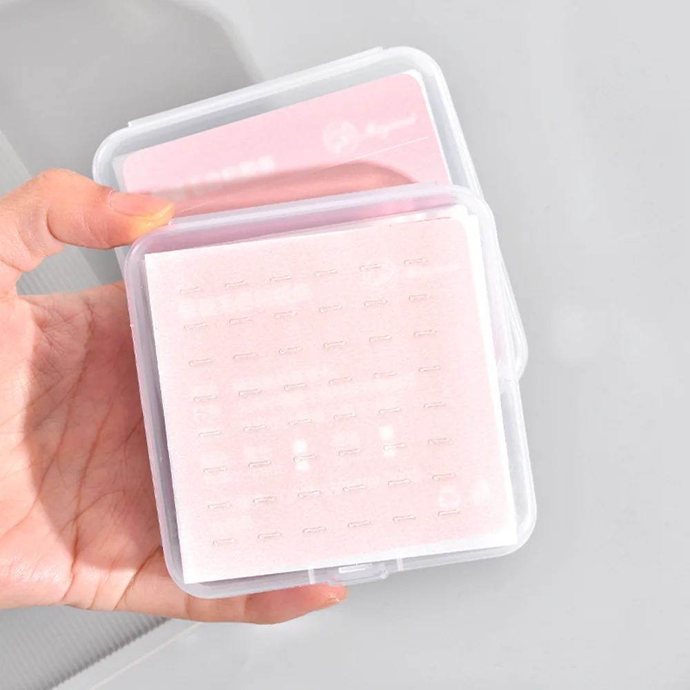 eyelash glue strip, transparent eyelash strip, waterproof and sweatproof, reusable false eyelash makeup tool