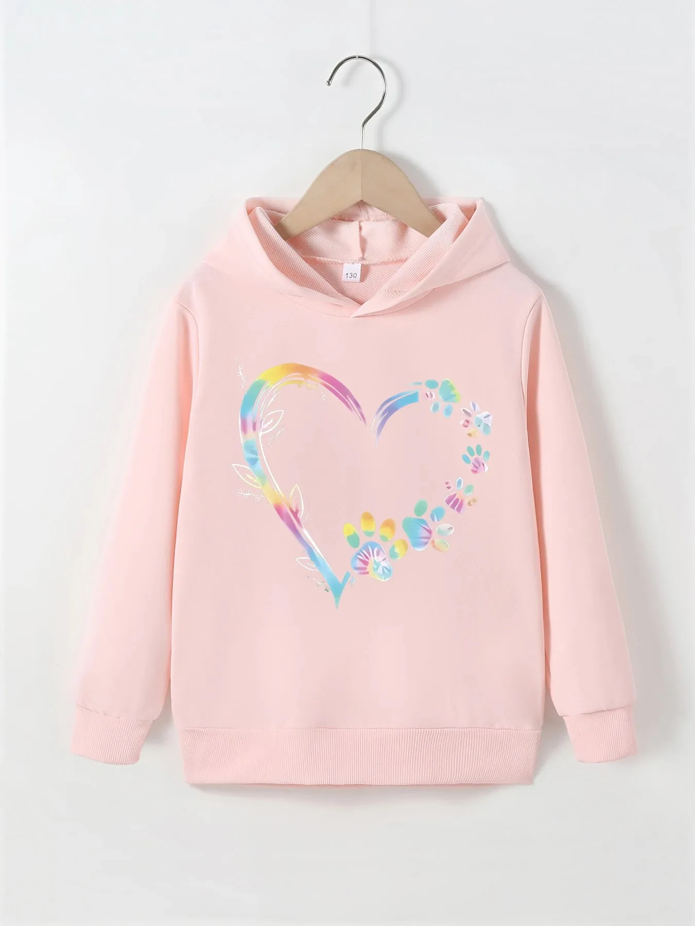 Sweatshirt For Girls Aged 7-15 Soft And Comfortable Tabric Stylish Hooded Sweatshirt Internet Celebrity Popular Cute Clothes