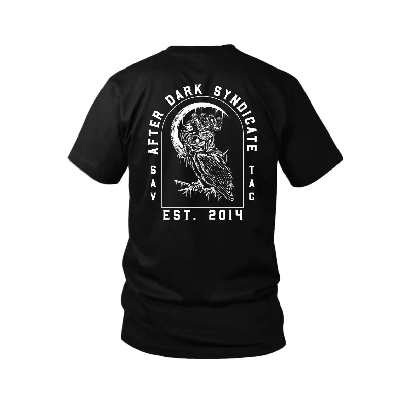 تي شيرت After Dark Syndicate - تي شيرت برسومات Savage Tacticians للجنسين للرجال والنساء بأكمام صيفية عصرية فاخرة كلاسيكية كلاسيكية #1