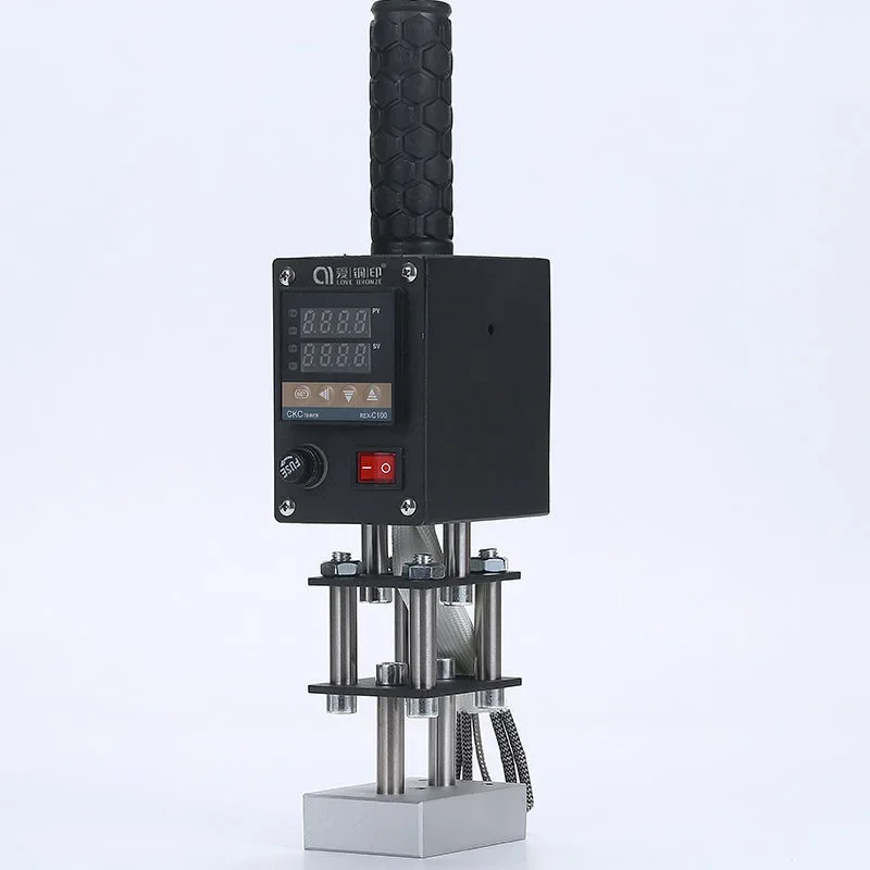 Handheld Copper Mold Hot Stamping Machine for Embossing Wood Leather Plastic  Cake Embossing Machine for Logo and Label Imprint
