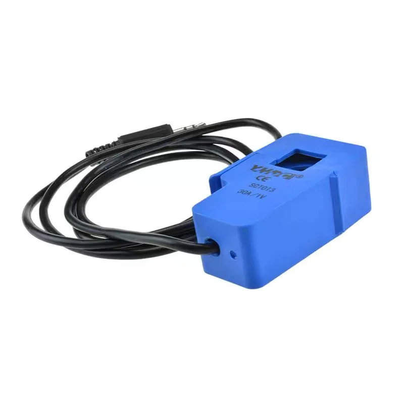 Yhdc SCT-013 0-100a transformador de corrente aberto perto sct013 não invasivo 10a/20a 25ac sensor 50ma/60a1v transfo de corrente de núcleo dividido