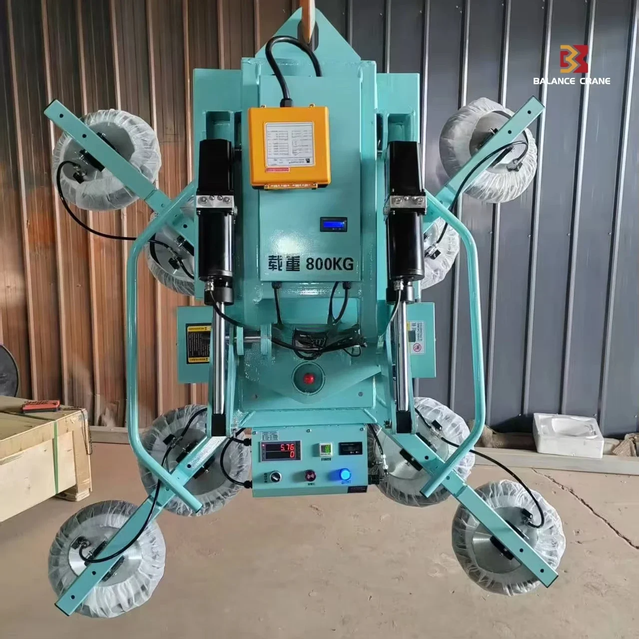 

Electric Suction Cup Decoration Installation Handling Real Crane Large Electric Vacuum Suction Cup