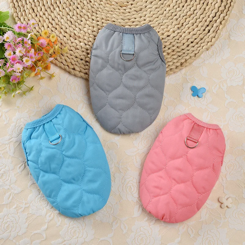 Dog Clothes Winter Waterproof Down Jacket Dog Coat Warm Dog Clothes Small Chihuahua French Bulldog Locomotive Style Teddy Pet